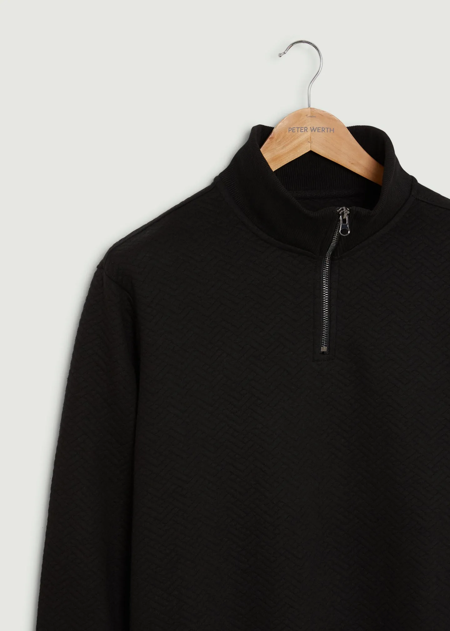 Dean 1/4 Zip Top - Black