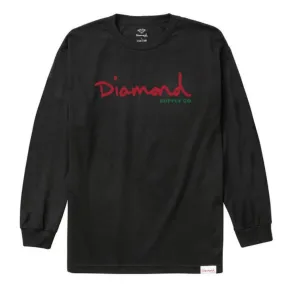 Diamond Supply Co Alligator L/S T-shirt Black