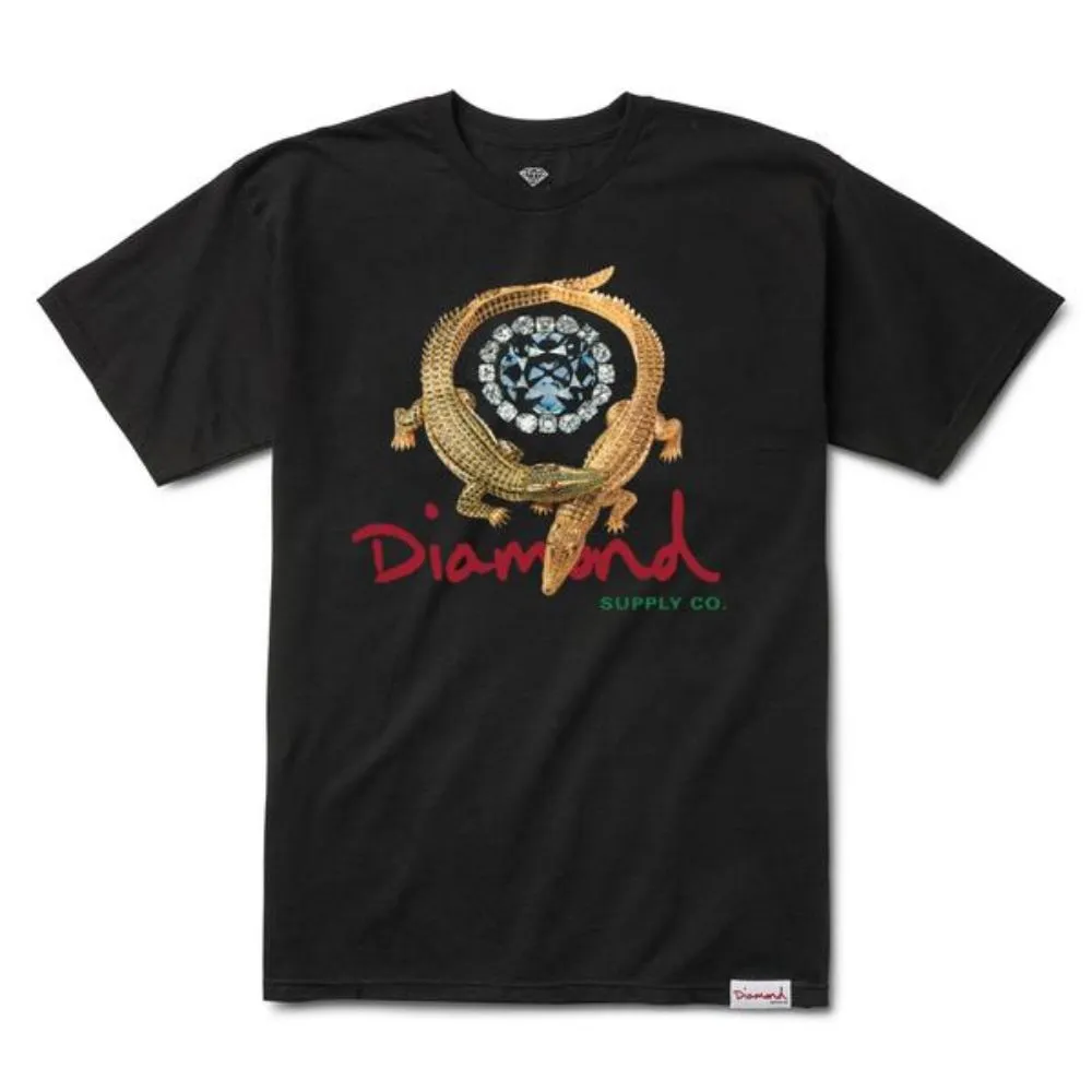 Diamond Supply Co Alligator S/S T-shirt Black