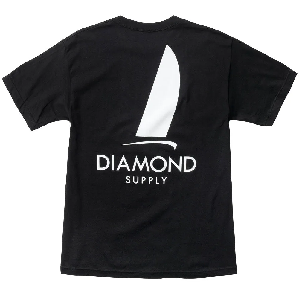 Diamond Supply Co Boat Life T-shirt Black