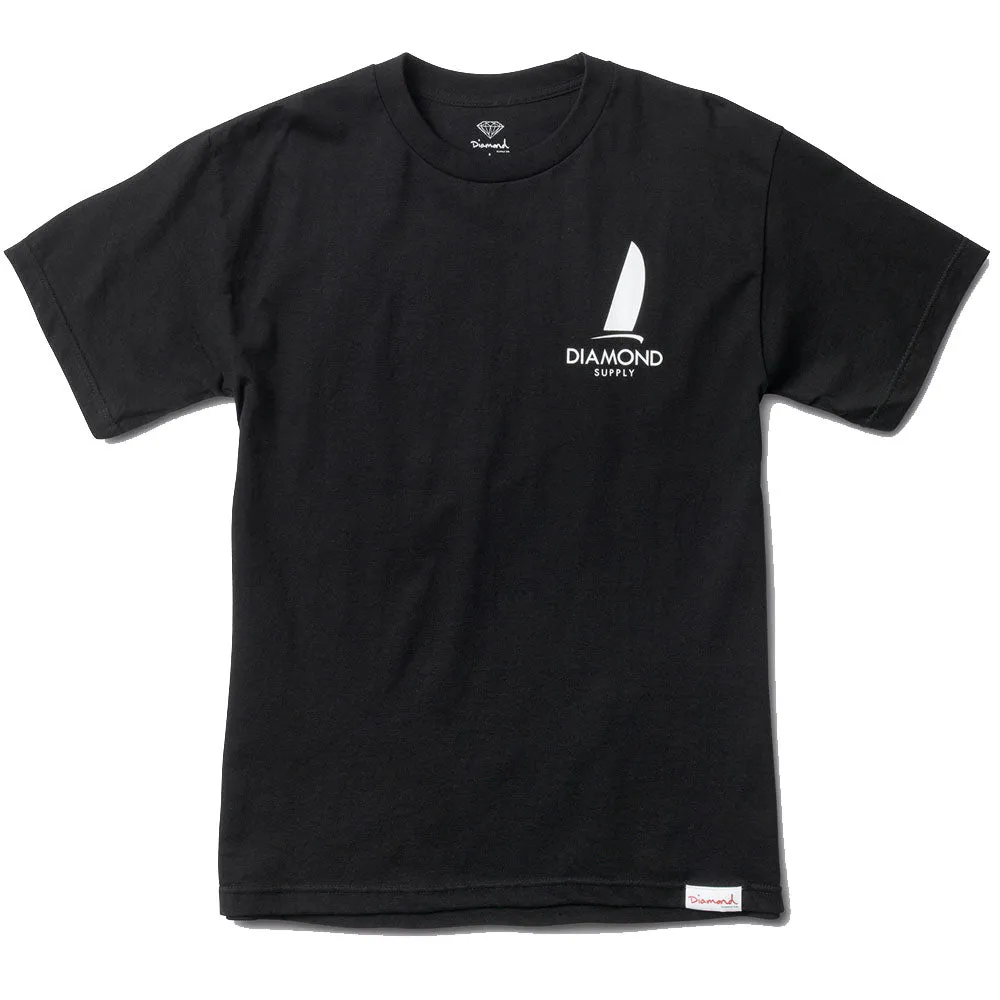 Diamond Supply Co Boat Life T-shirt Black