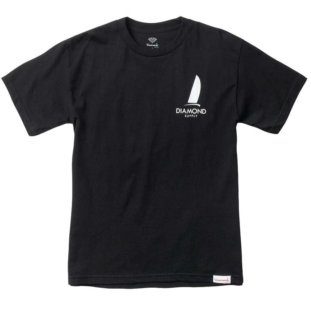 Diamond Supply Co Boat Life T-shirt Black