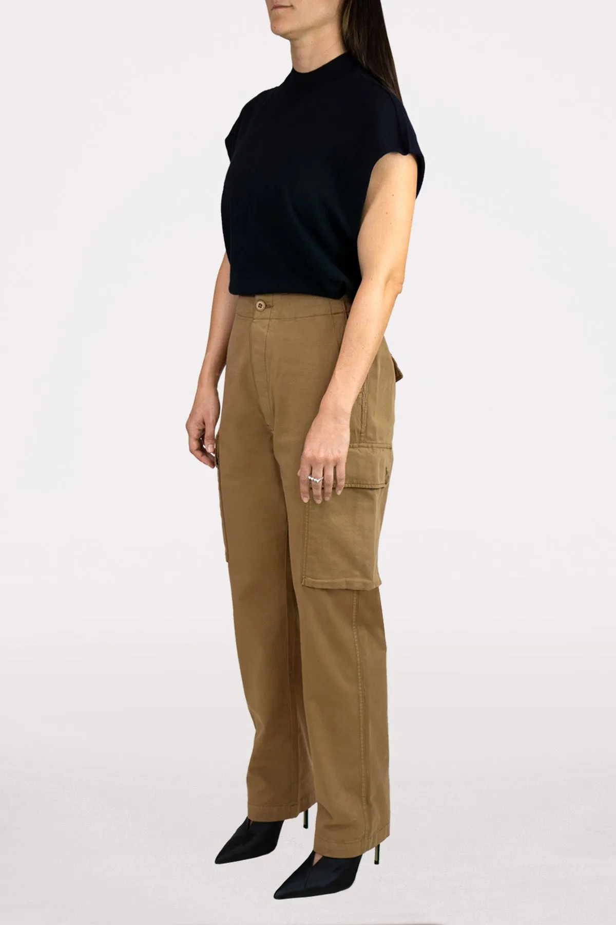 DSLTD Women's Cargo Pant in Ermine