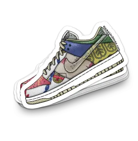 Dunk Low "City Market" Sneaker Sticker