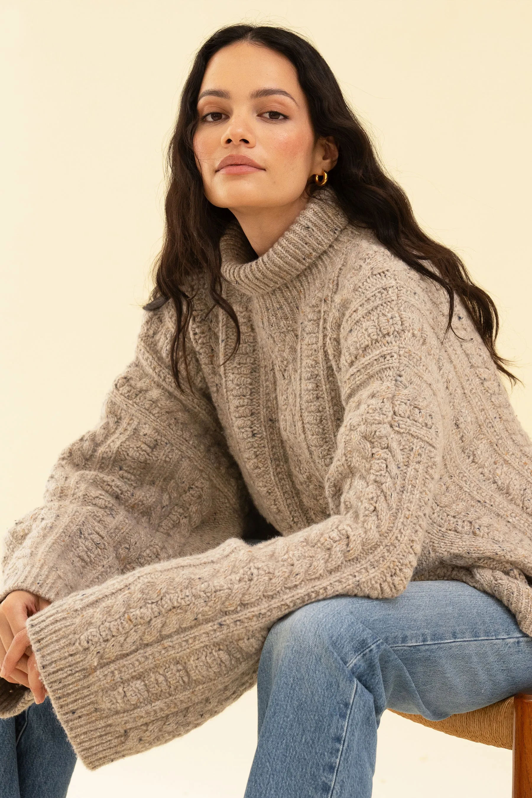 ELOWEN KNIT - OAT