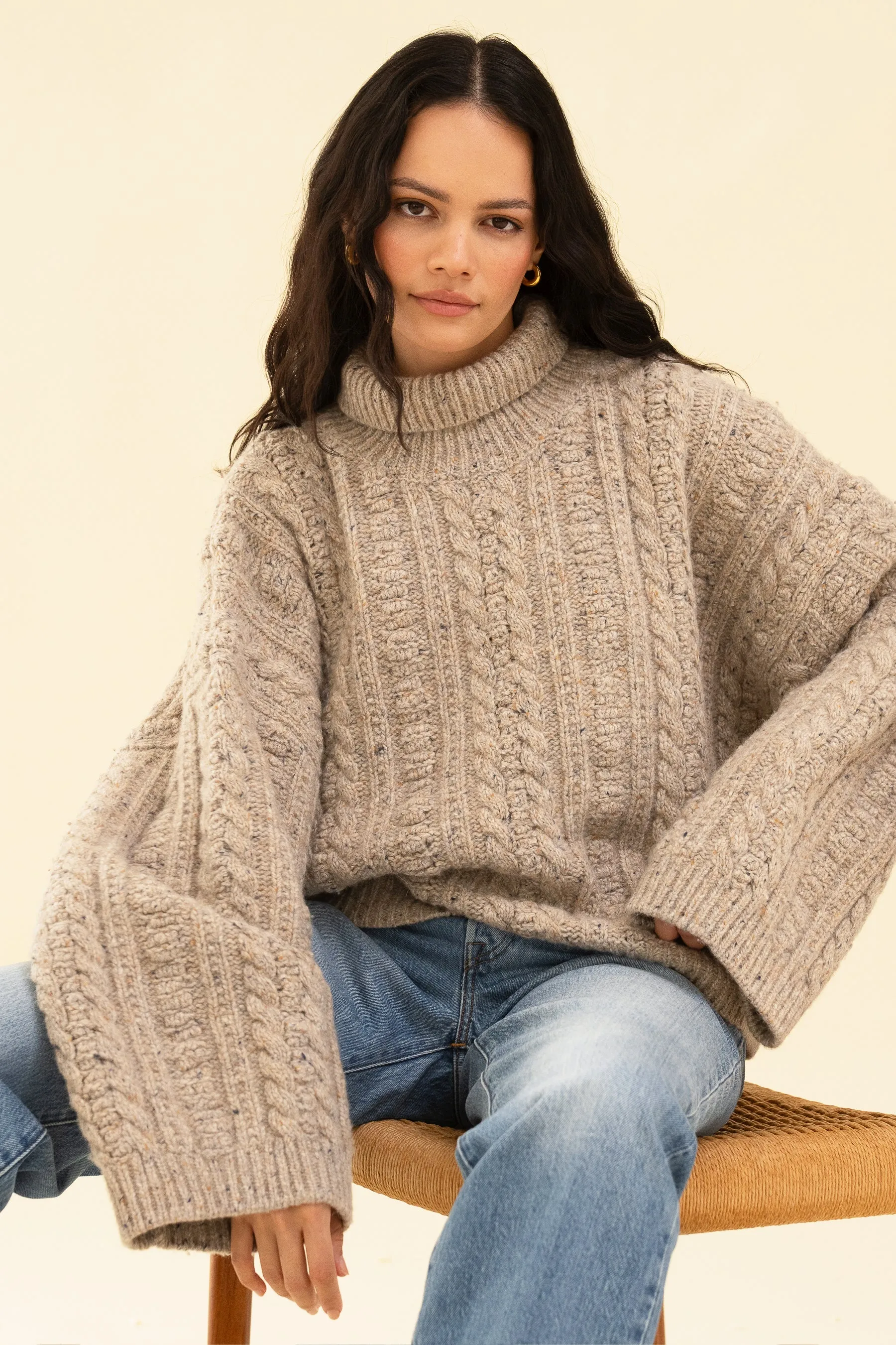 ELOWEN KNIT - OAT