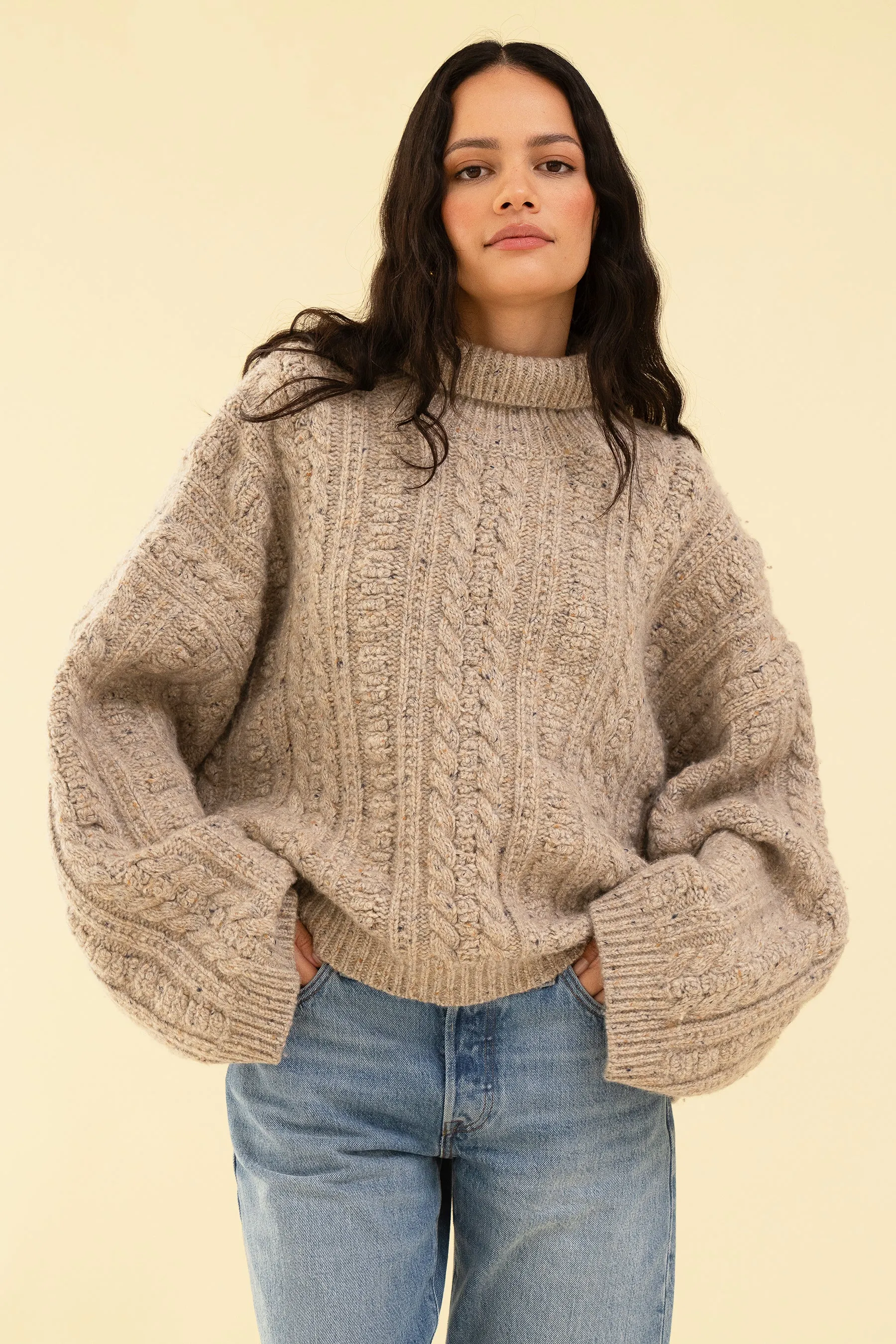 ELOWEN KNIT - OAT