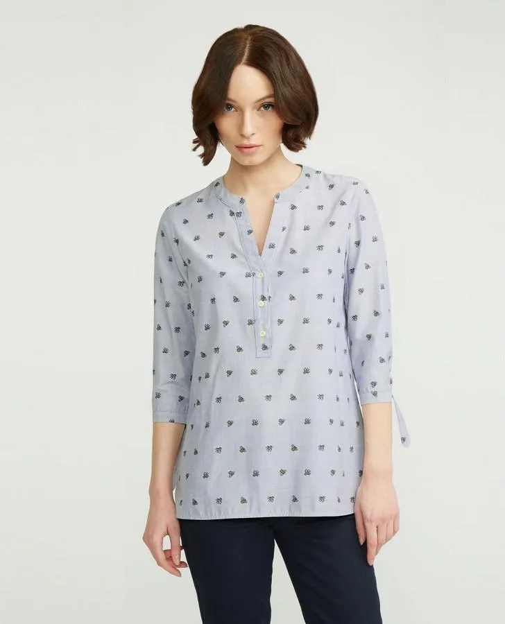 Embroidered Buzzing Bees Blouse