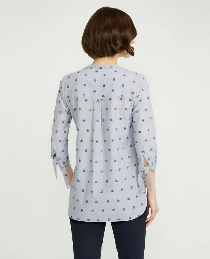 Embroidered Buzzing Bees Blouse