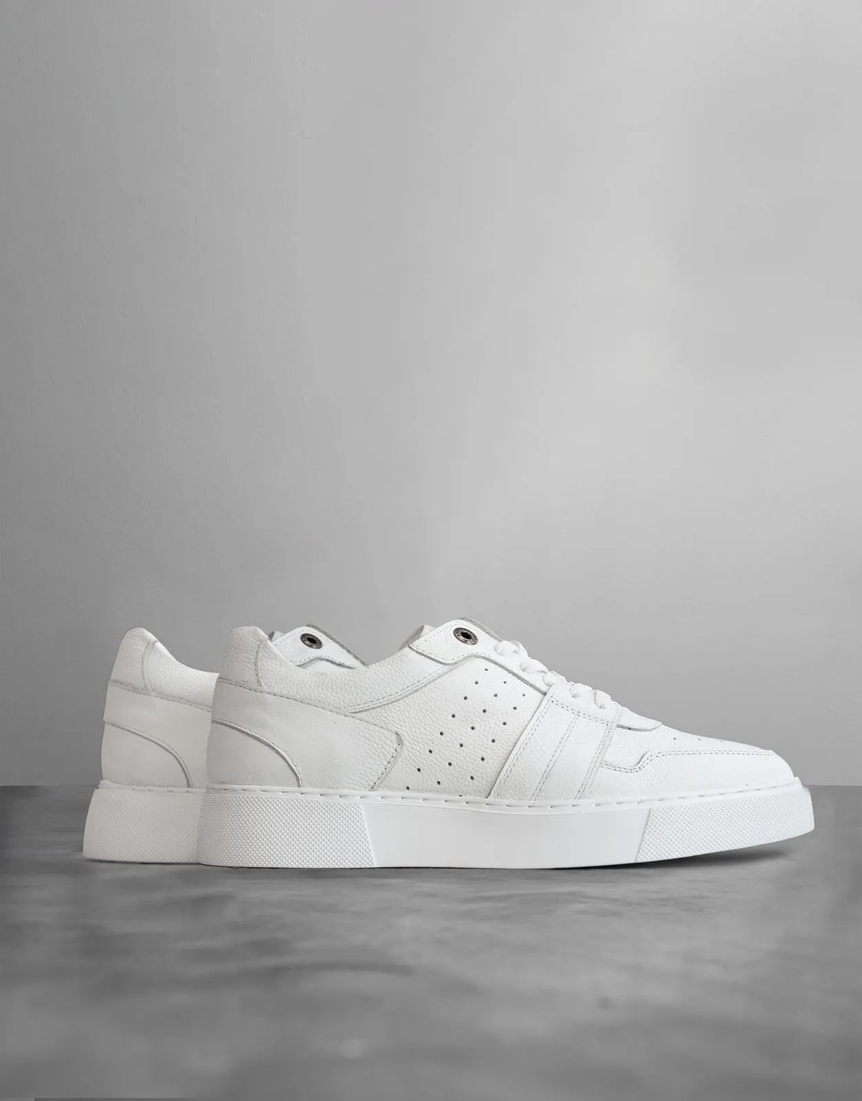 Fade Court White Sneakers