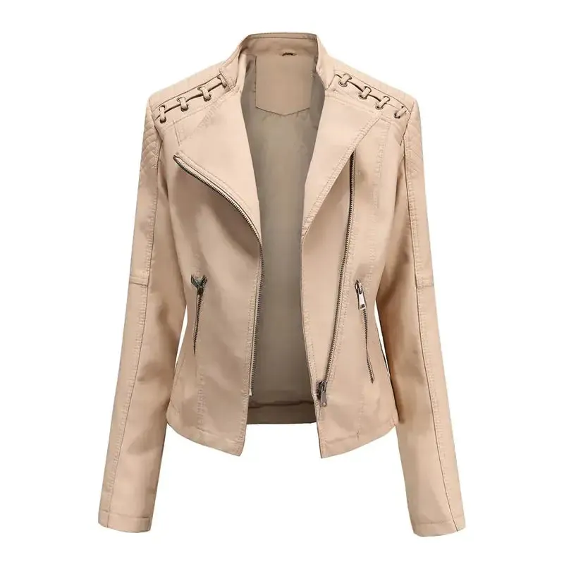 Feminine Leather Jacket