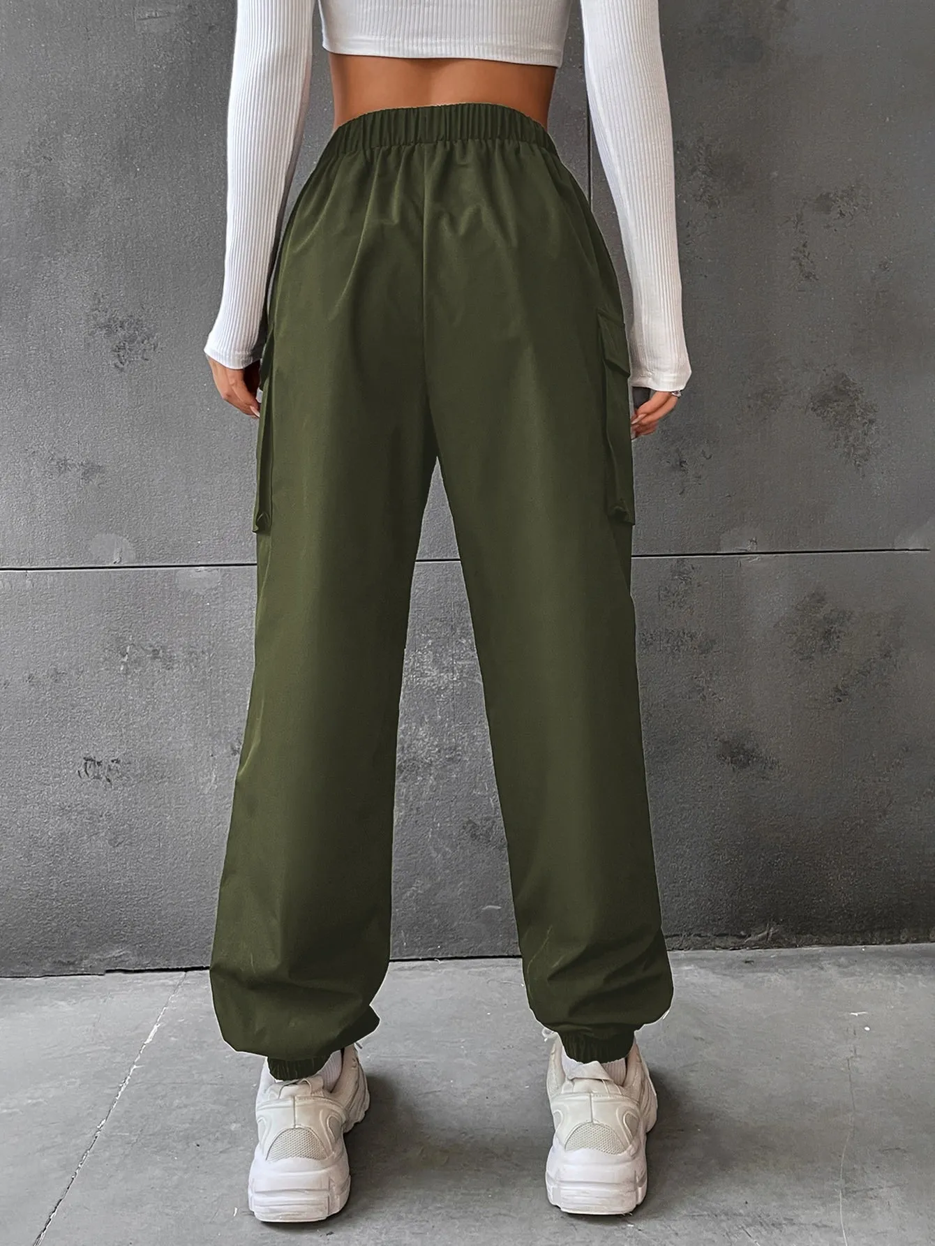 Flap Pocket Side Cargo Pants