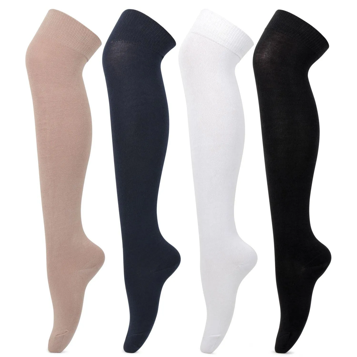 Formal Stockings For School Girls in Combo - Pack of 4