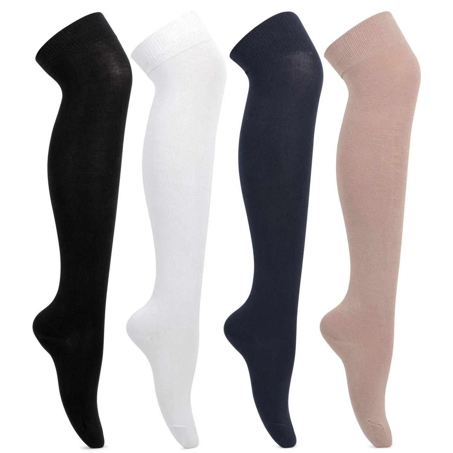 Formal Stockings For School Girls in Combo - Pack of 4