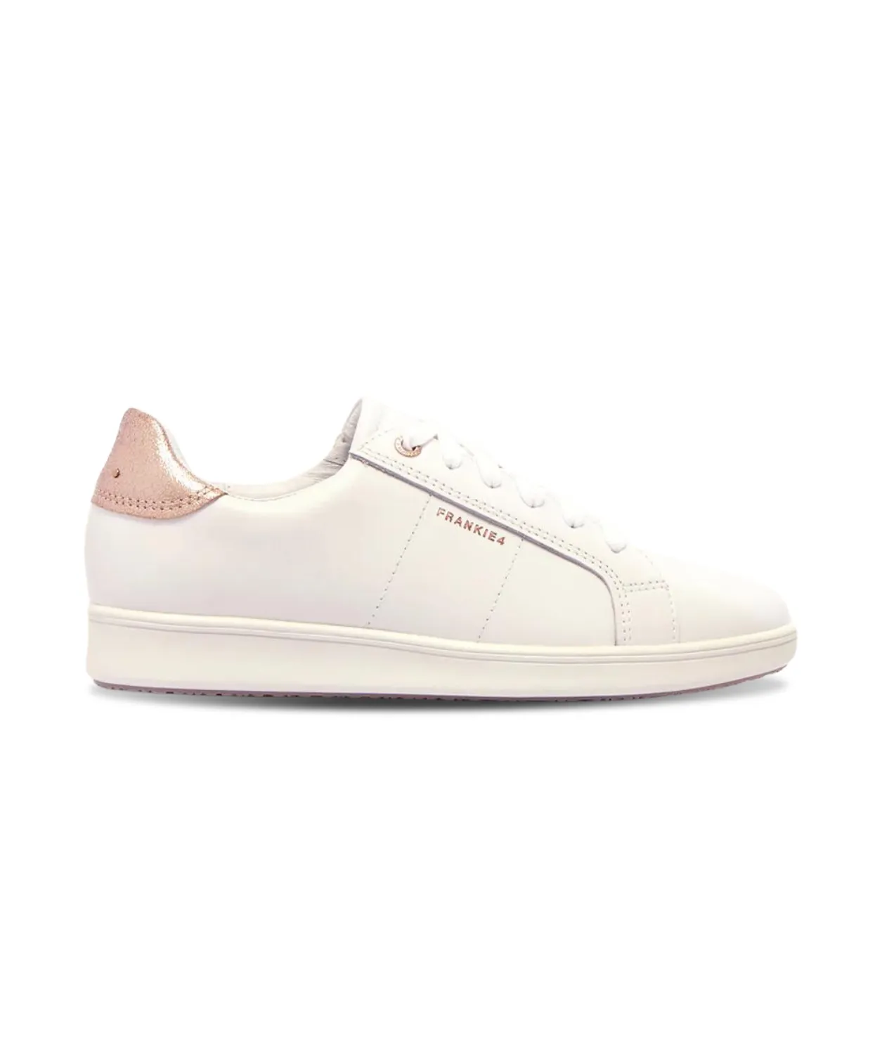 Frankie4 Jackie V White Rose Gold Sneaker