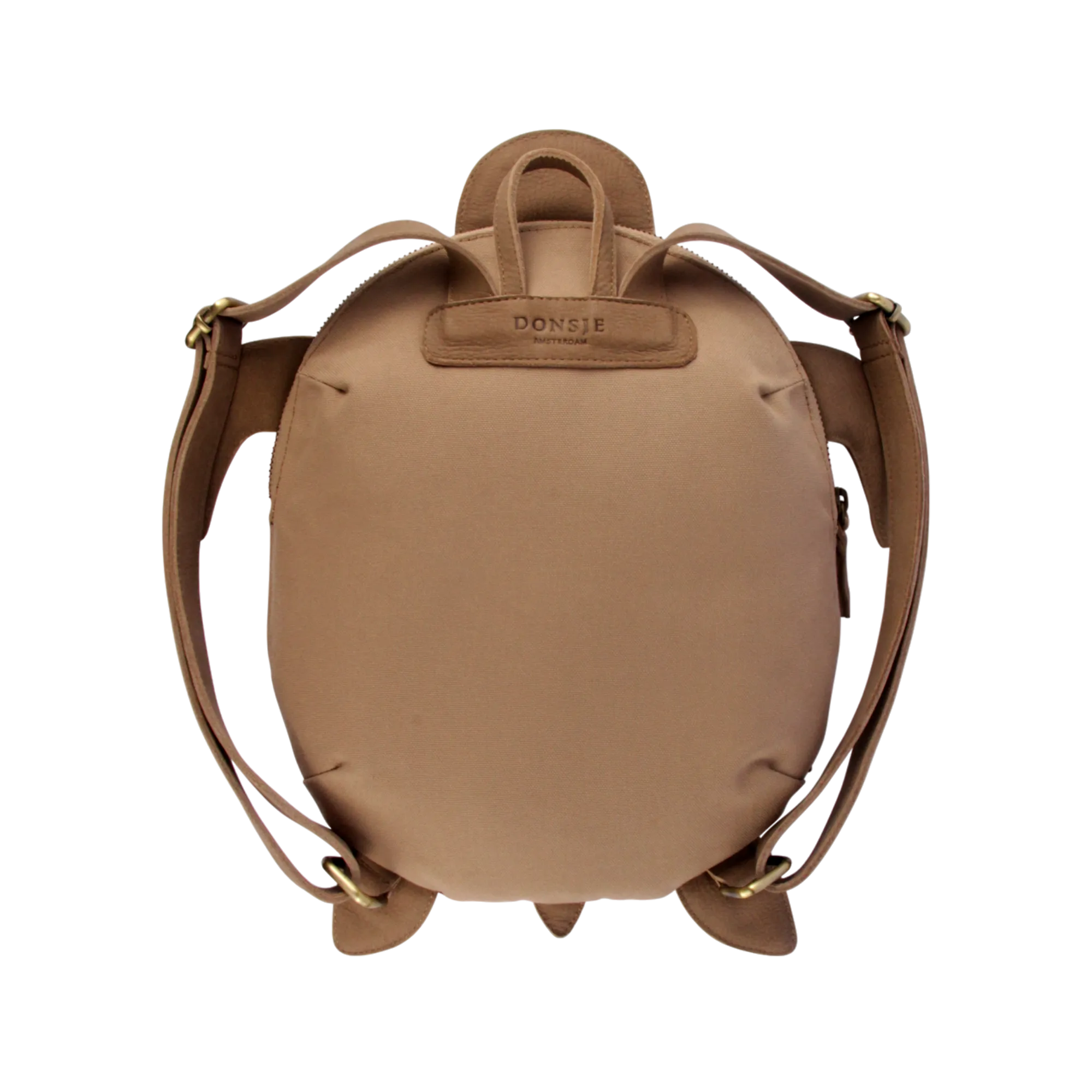 Gozo Schoolbag | Turtle | Brown Grain Leather