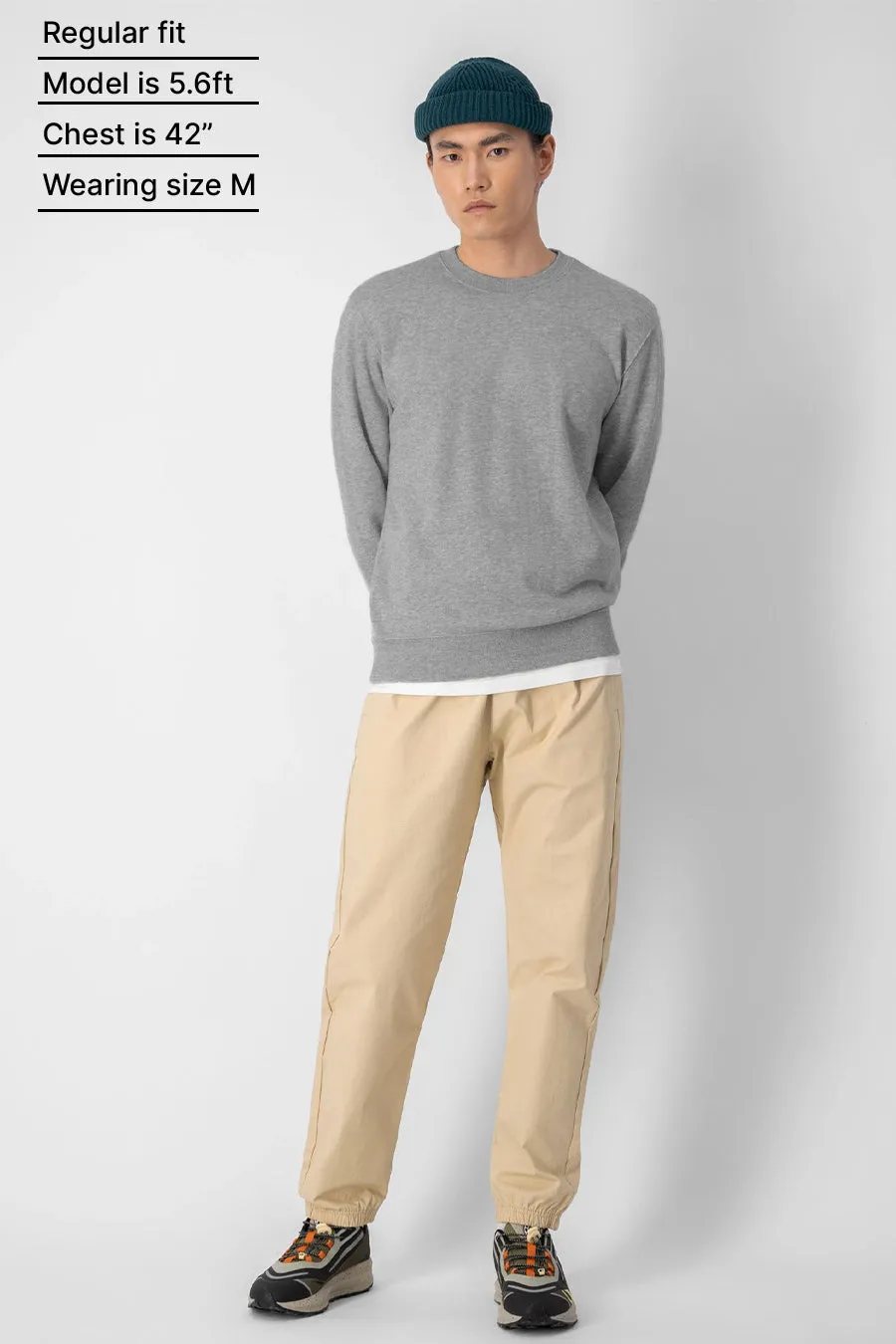 Grey - Fleece Sweatshirt