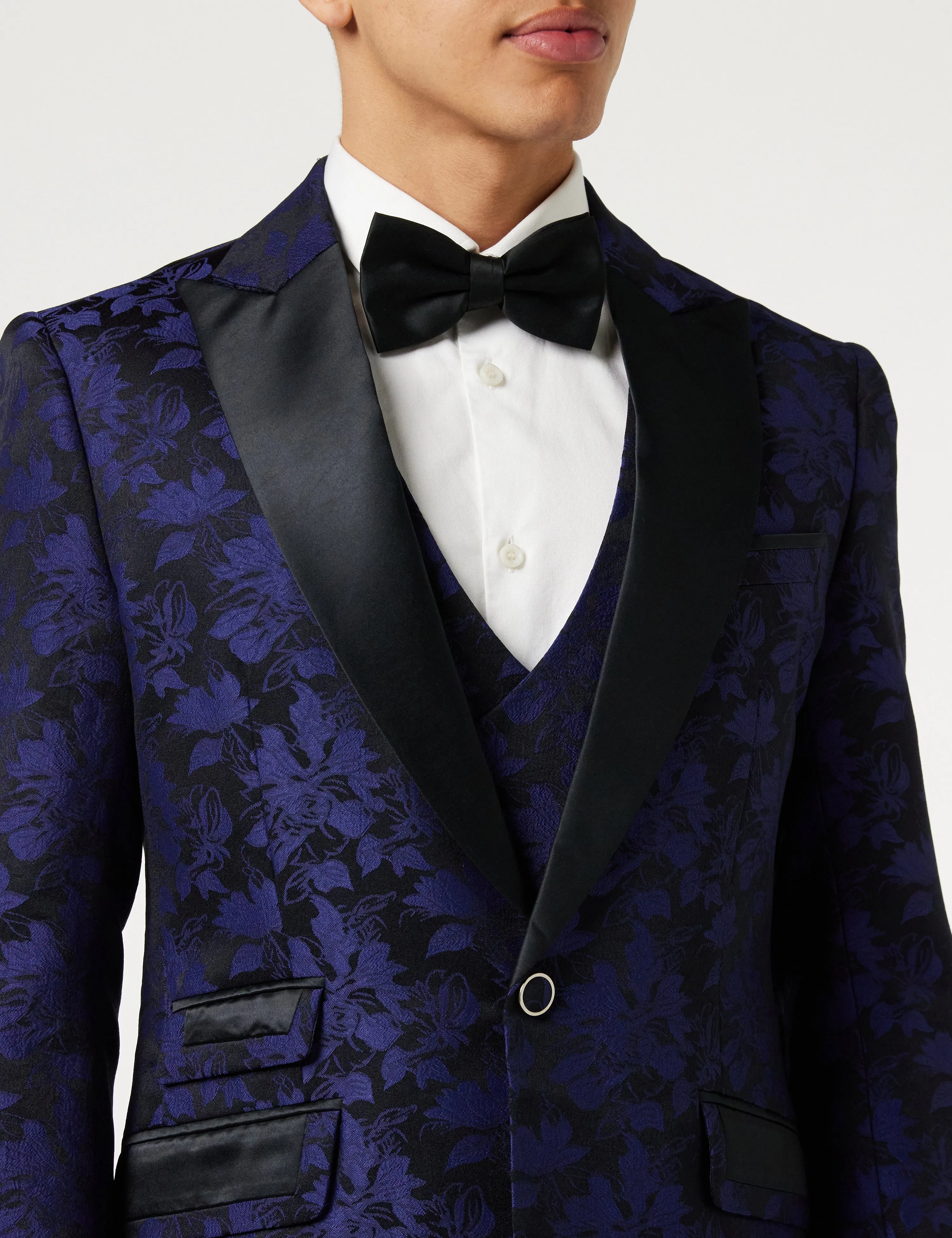 Grooms 3 Piece Wedding Suit -Blue