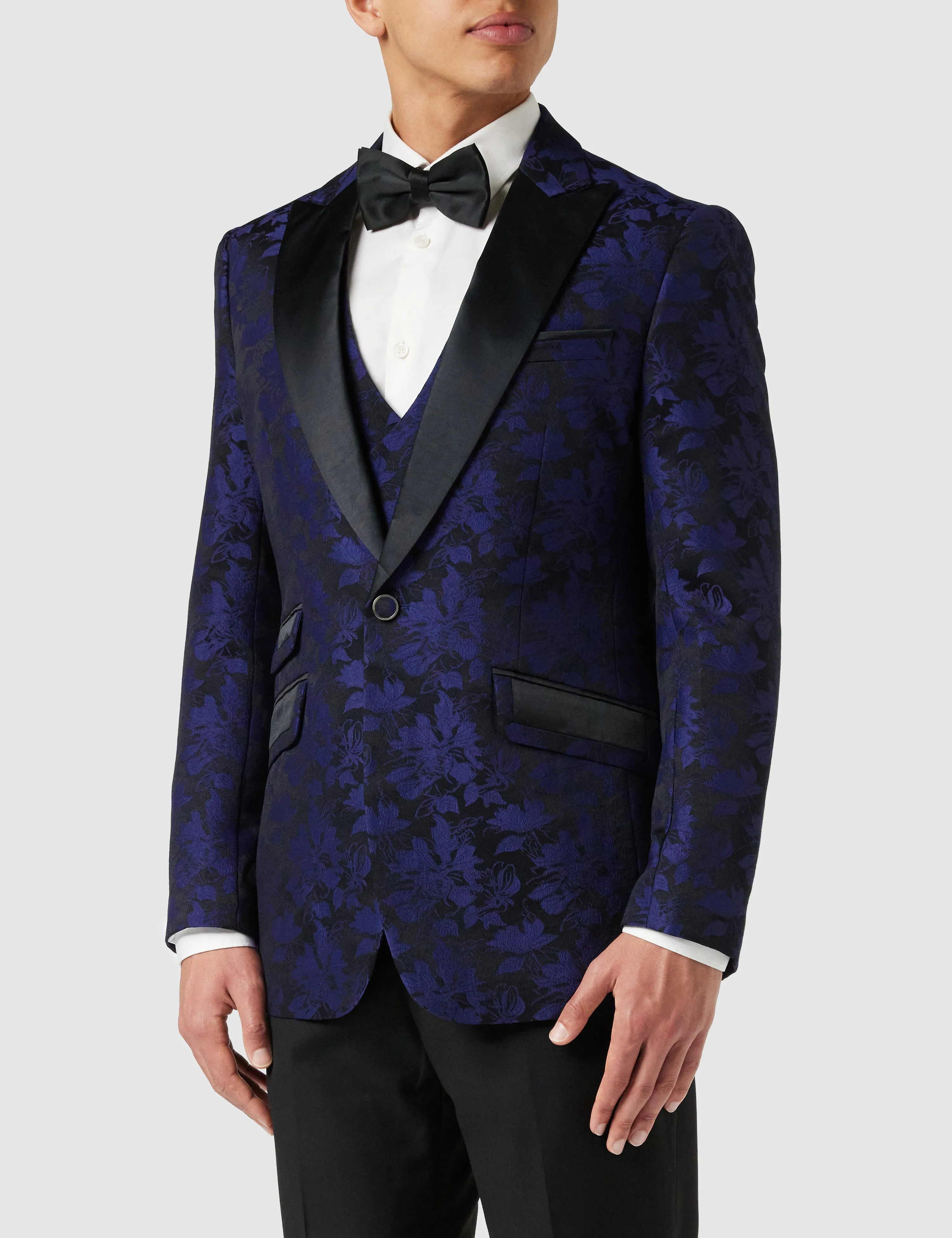 Grooms 3 Piece Wedding Suit -Blue