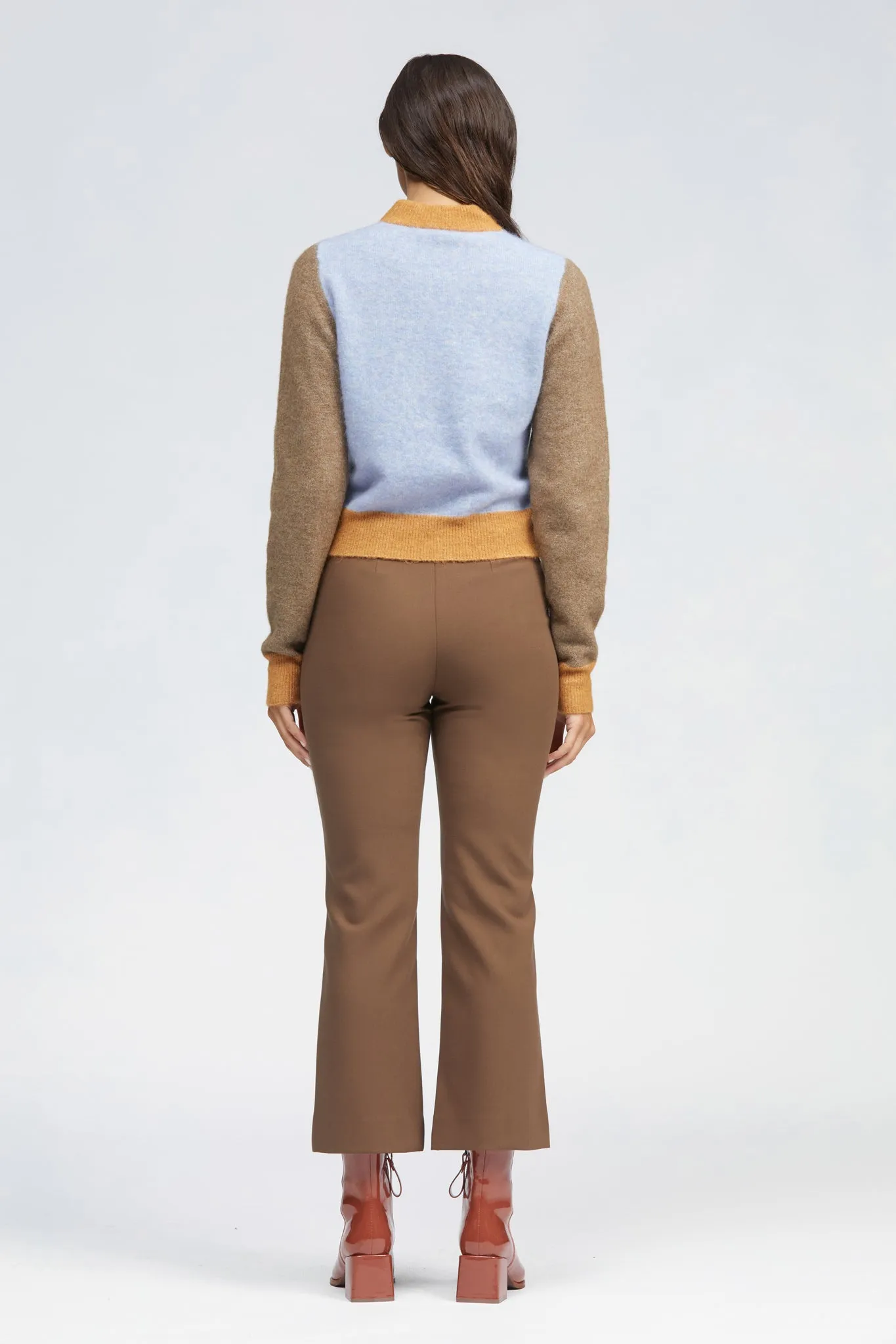 Harland Jumper Light Blue/ Brown/ Clay