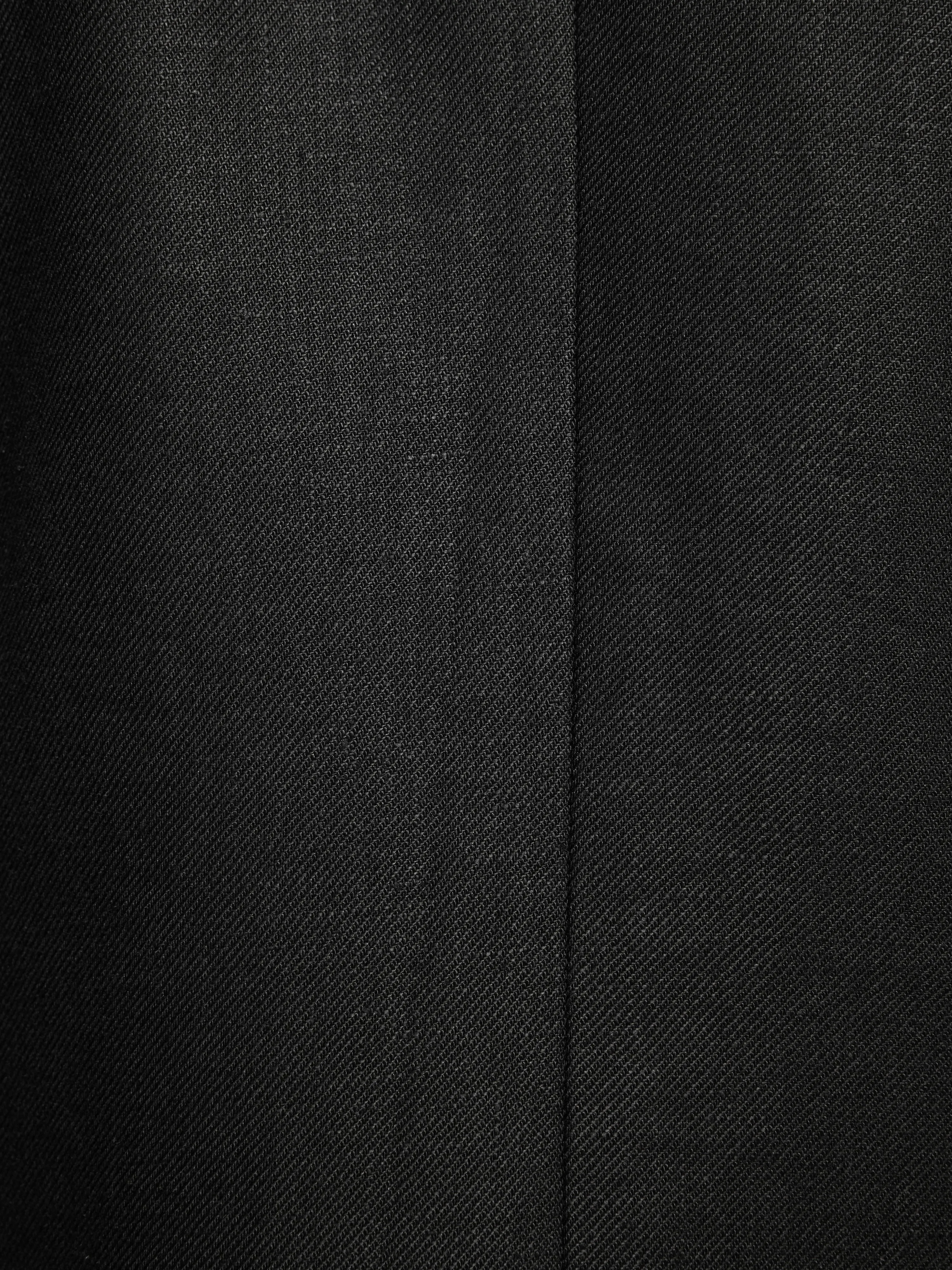 Irish Linen Twill Gibson Jacket | Black