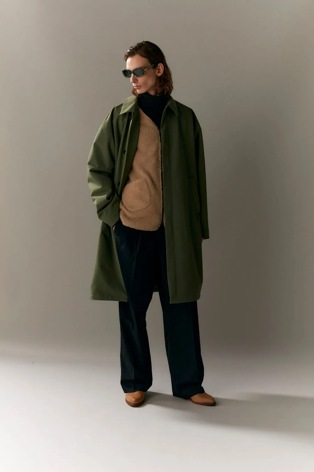 JOBA CARCOAT NIN SPIN AW23 faded army