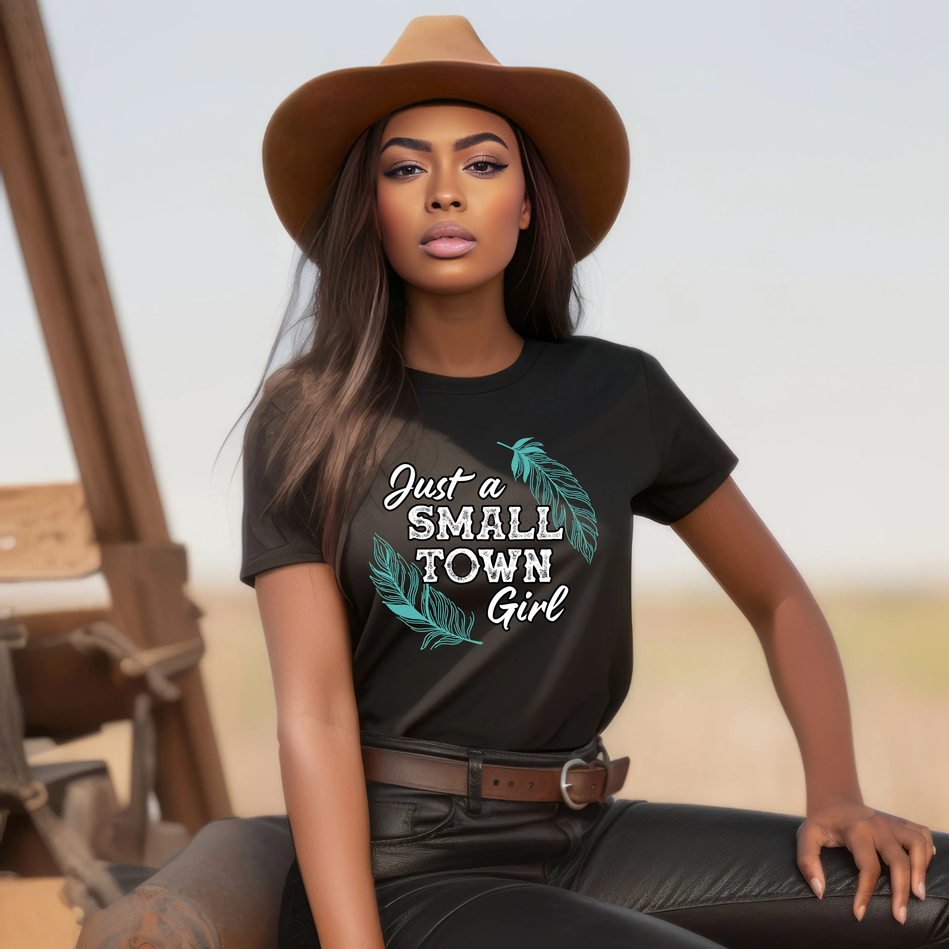 Just a Small Town Girl Graphic Tee T-shirt