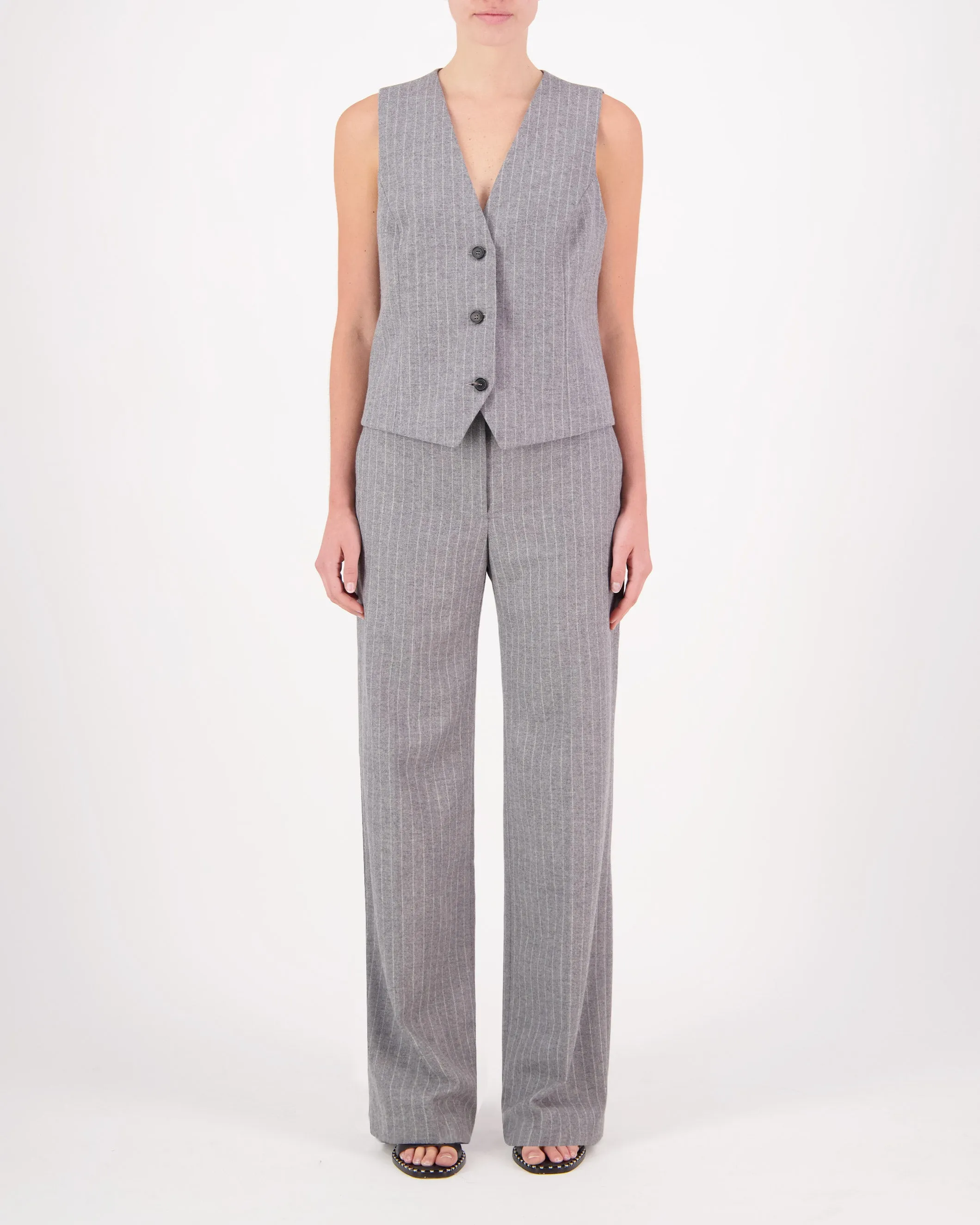 Keaton Chalk Stripe Trouser