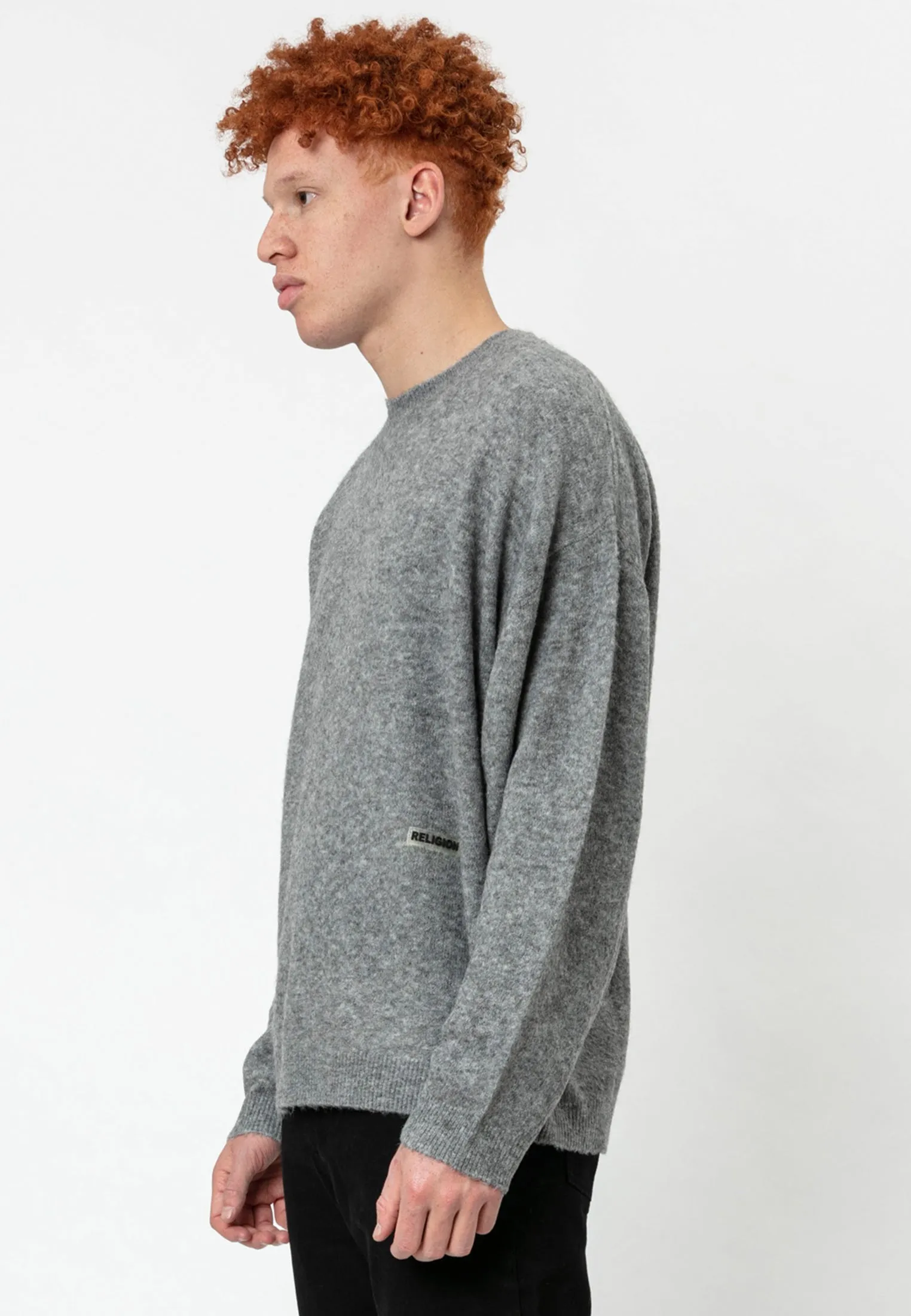 LAD KNIT GREY MARL