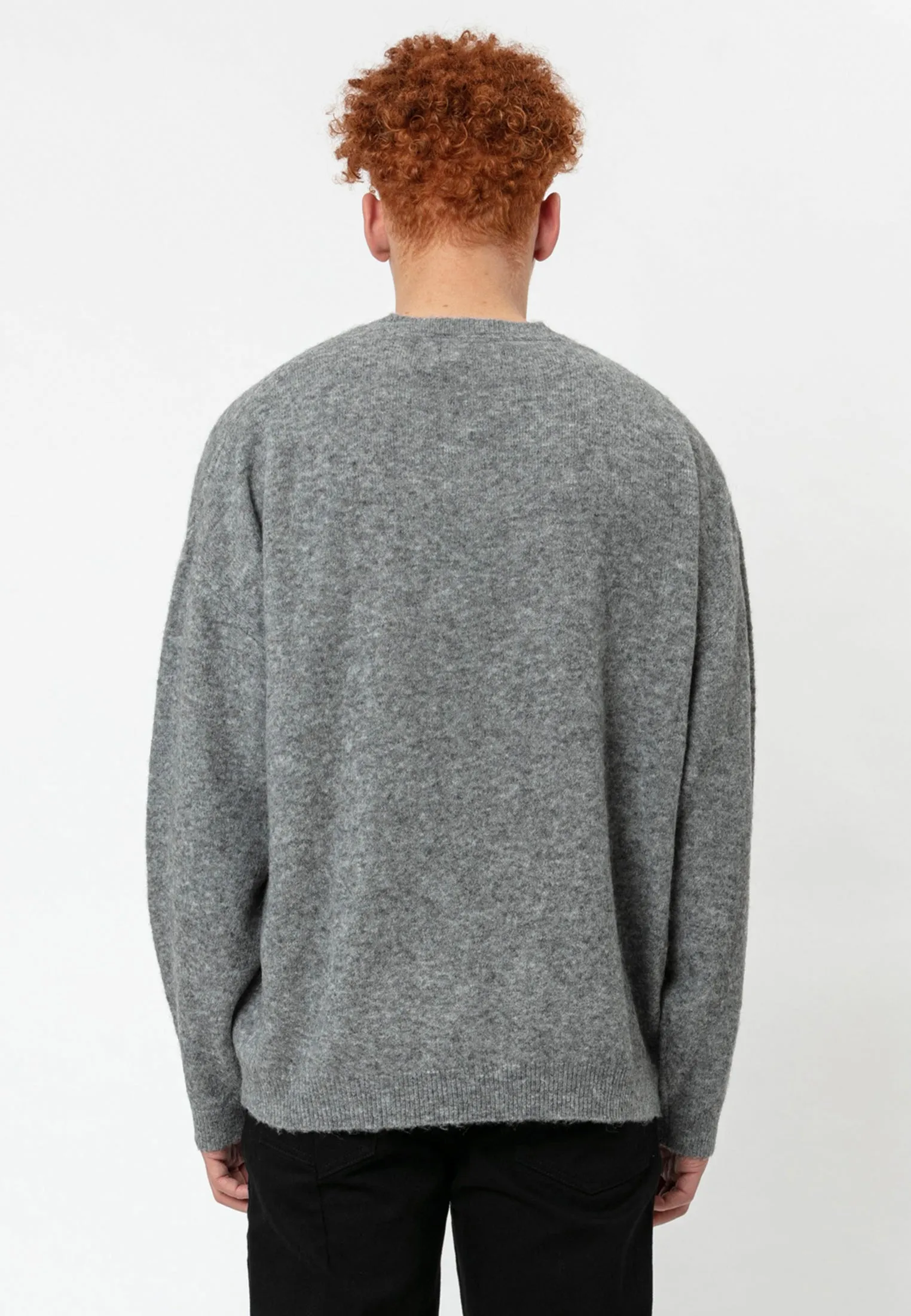 LAD KNIT GREY MARL