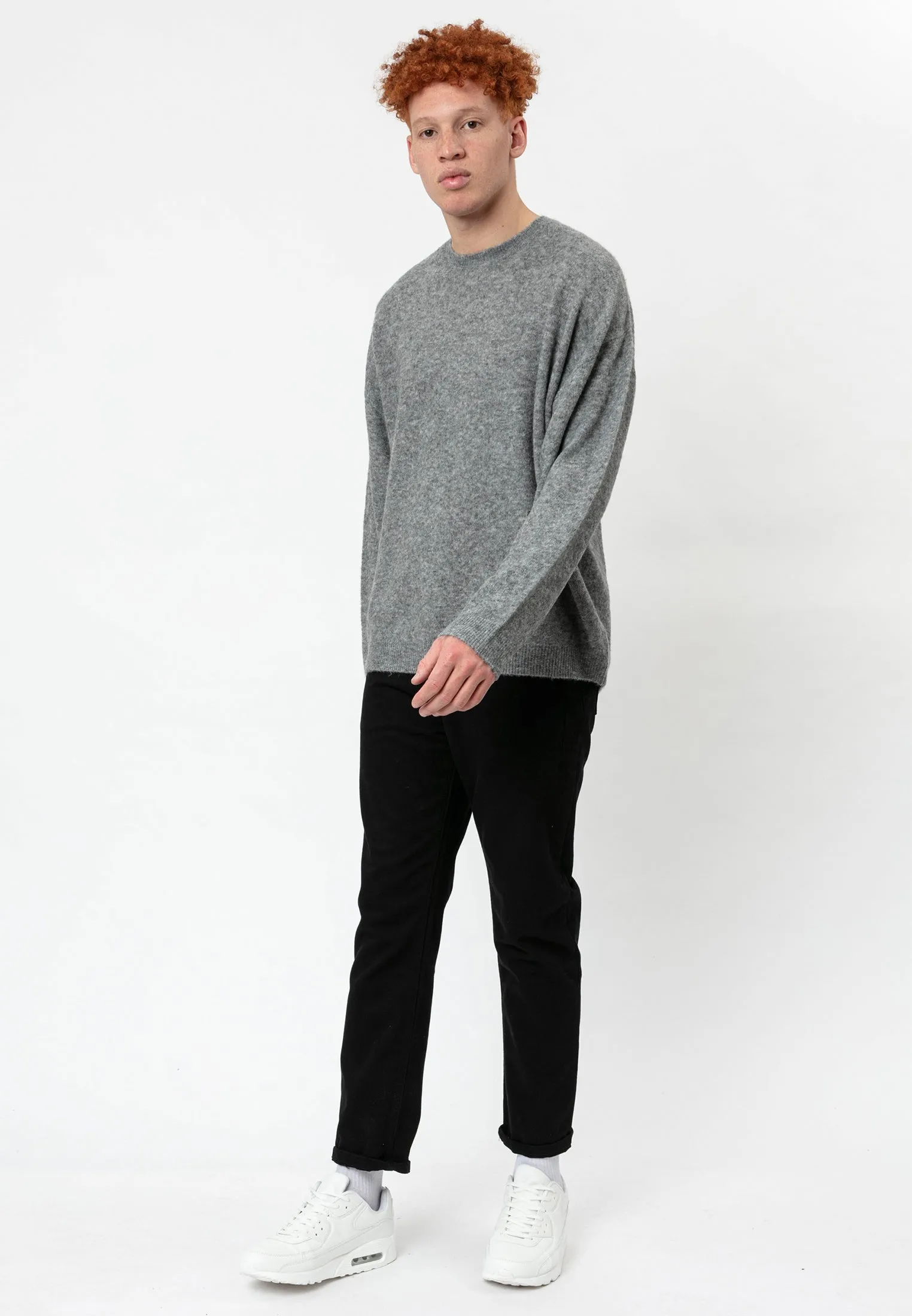 LAD KNIT GREY MARL