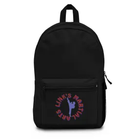 Link's Martial Arts Logo Black Backpack