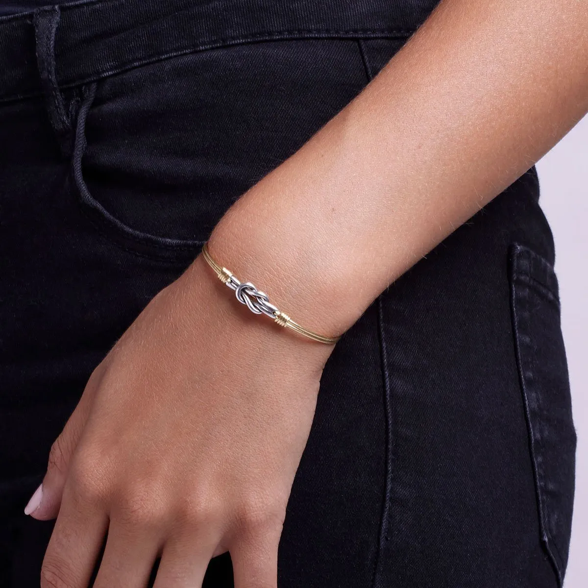 Love Knot Bangle Bracelet