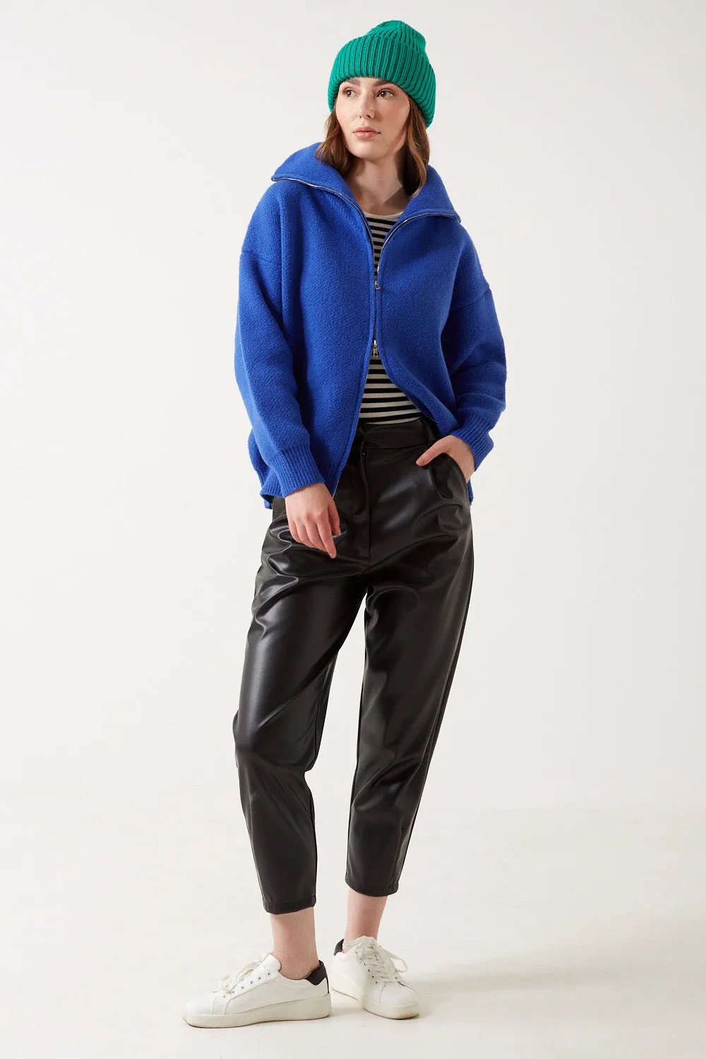 Marc Angelo Funnel Neck Zipper