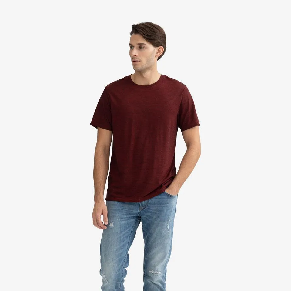 Men's Merino Wool Crew Neck T-Shirt