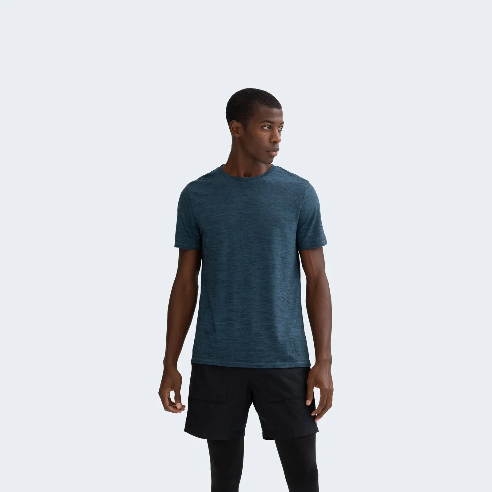 Men's Merino Wool Crew Neck T-Shirt