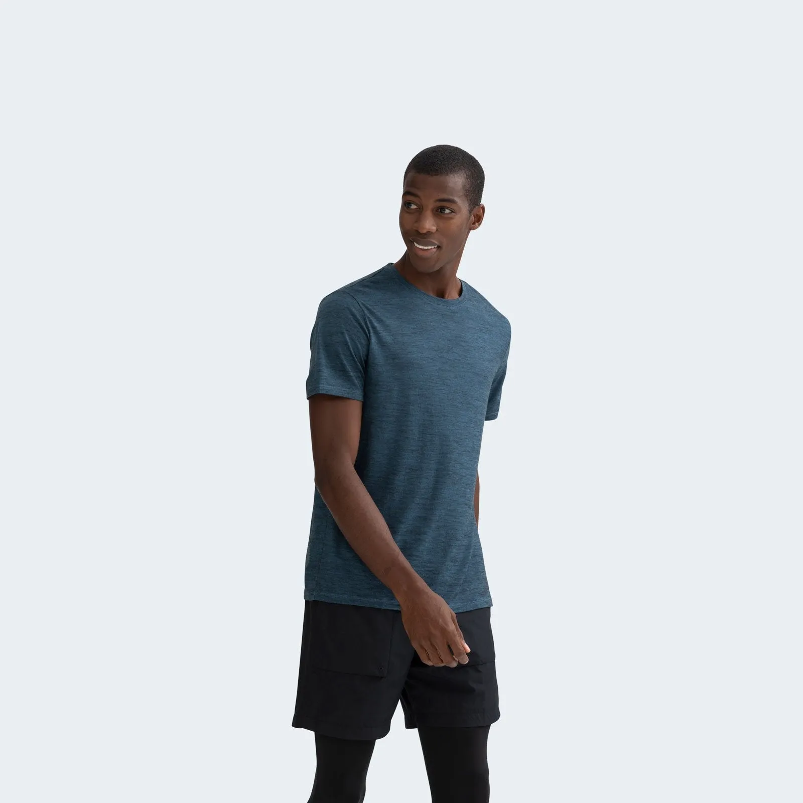 Men's Merino Wool Crew Neck T-Shirt