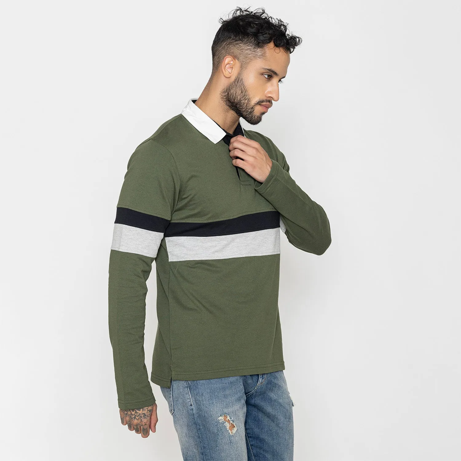 Men's Polo Tee - Olive