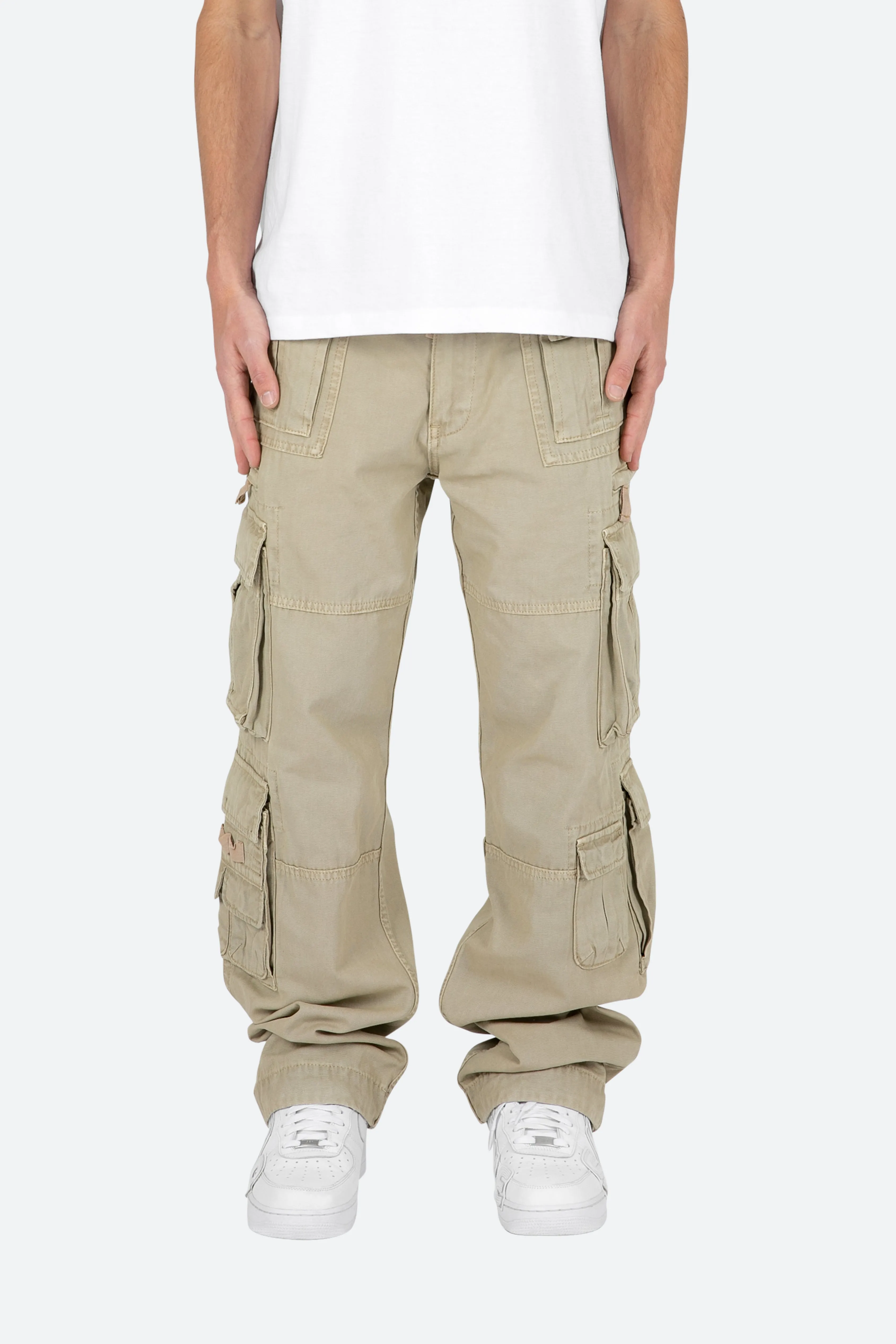 Military Cargo Pants - Brown