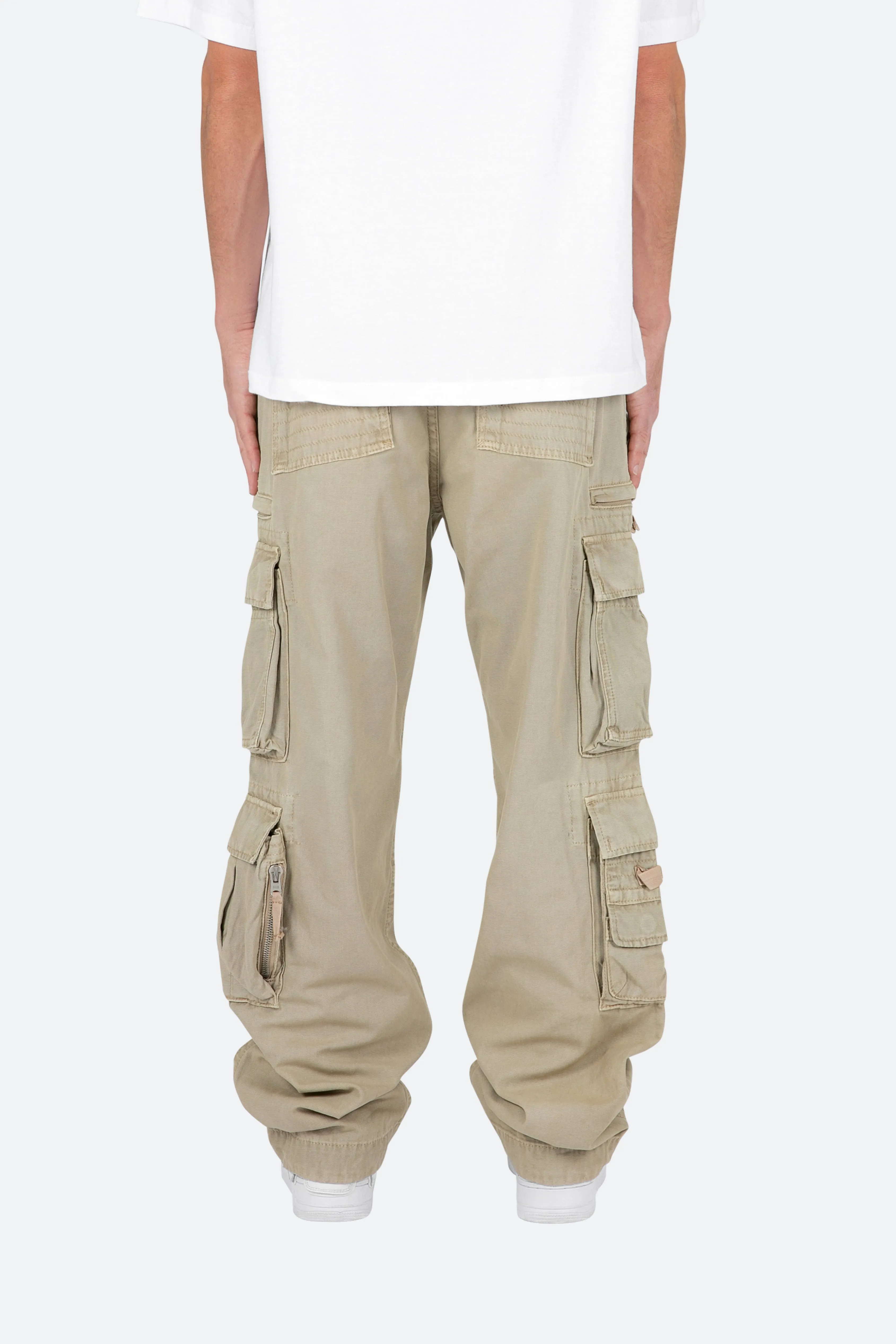 Military Cargo Pants - Brown