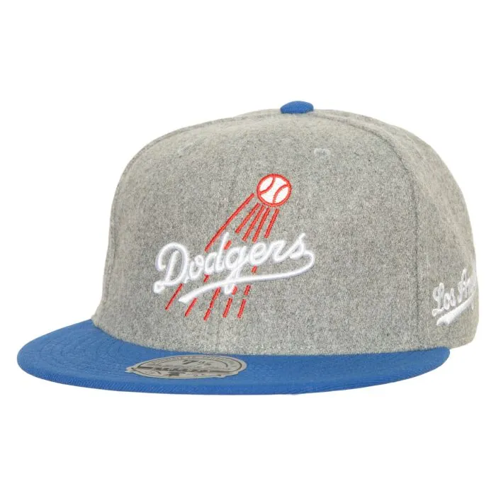 MLB MELTDOWN FITTED COOP DODGERS GREY BLUE