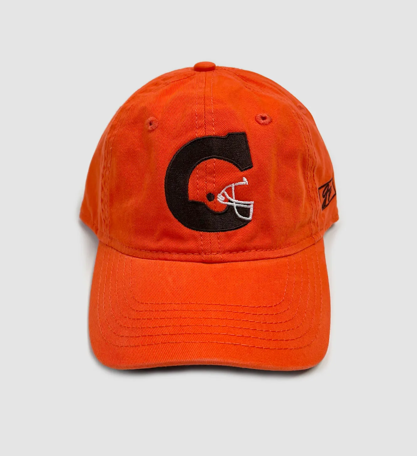 Orange C Helmet Unstructured Hat