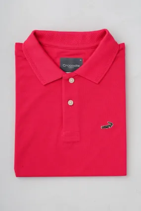 Pima Polo-Tango Red-Slim FIt