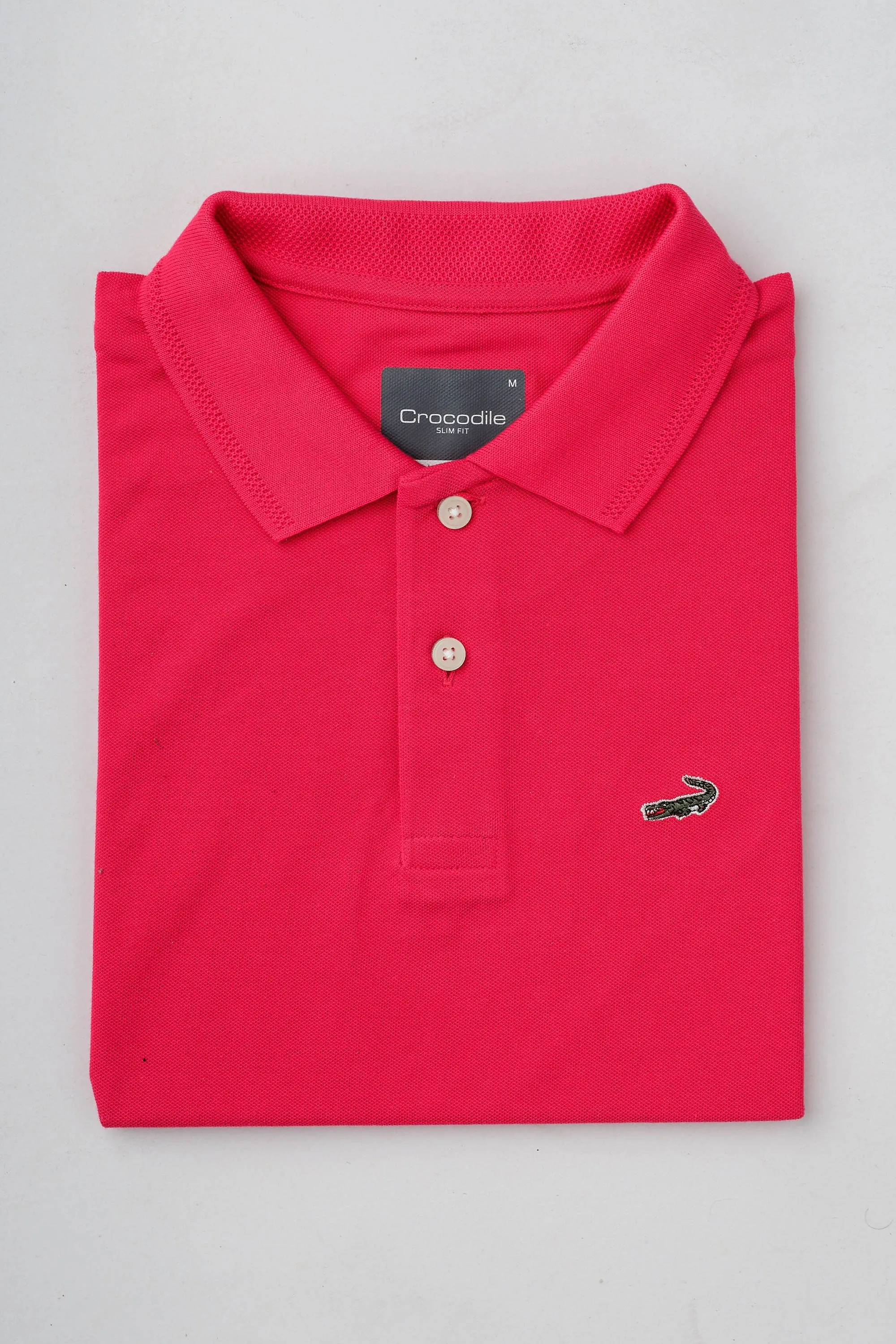 Pima Polo-Tango Red-Slim FIt