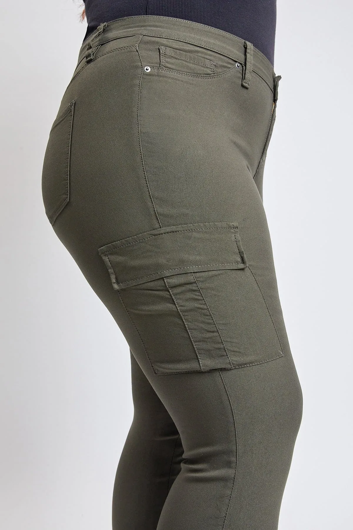 Plus Size Women's Hyperstretch Forever Color Cargo Pants