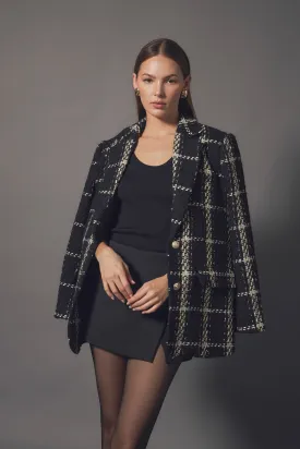 Premium Oversized Boucle Blazer