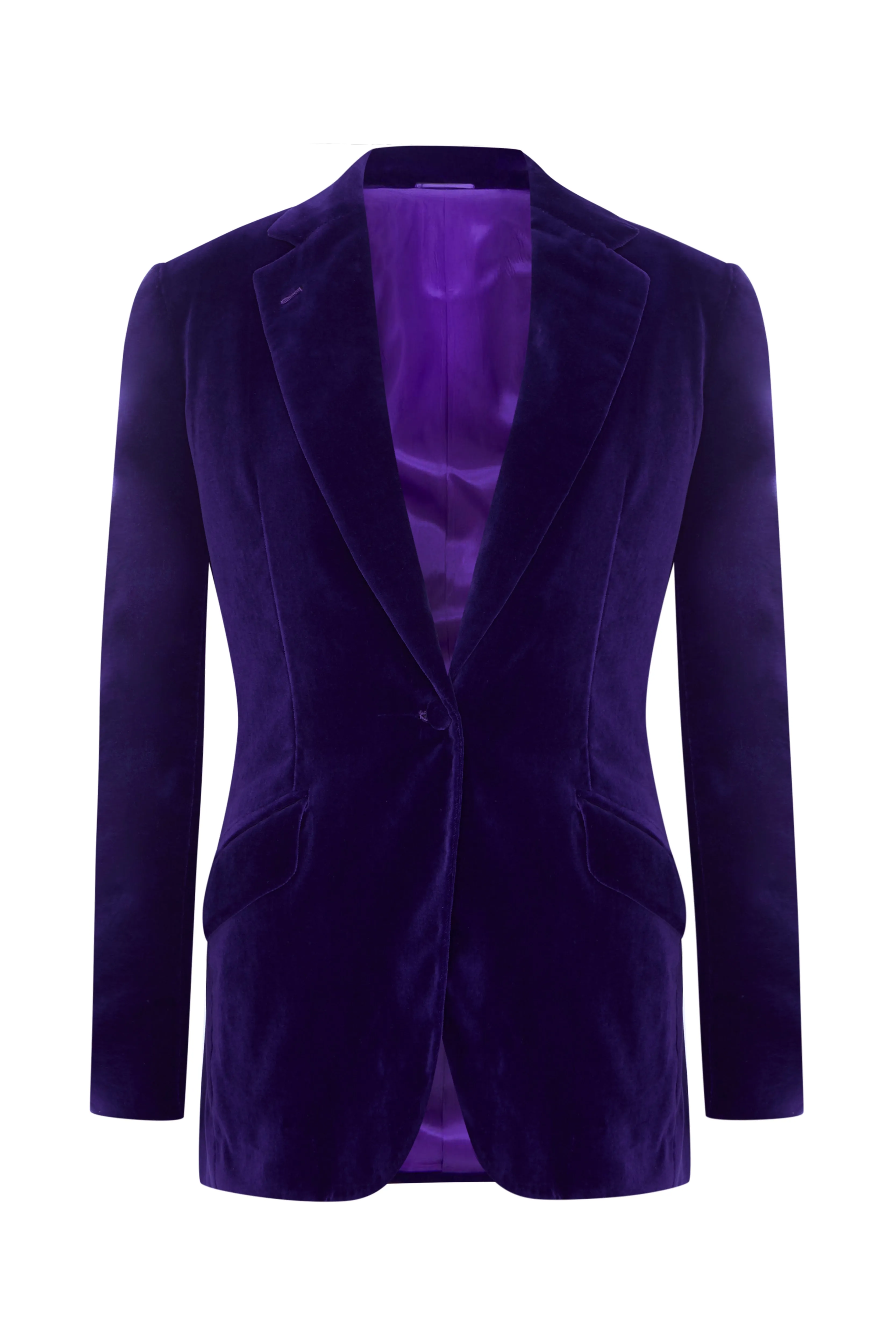 Purple Velvet Jacket