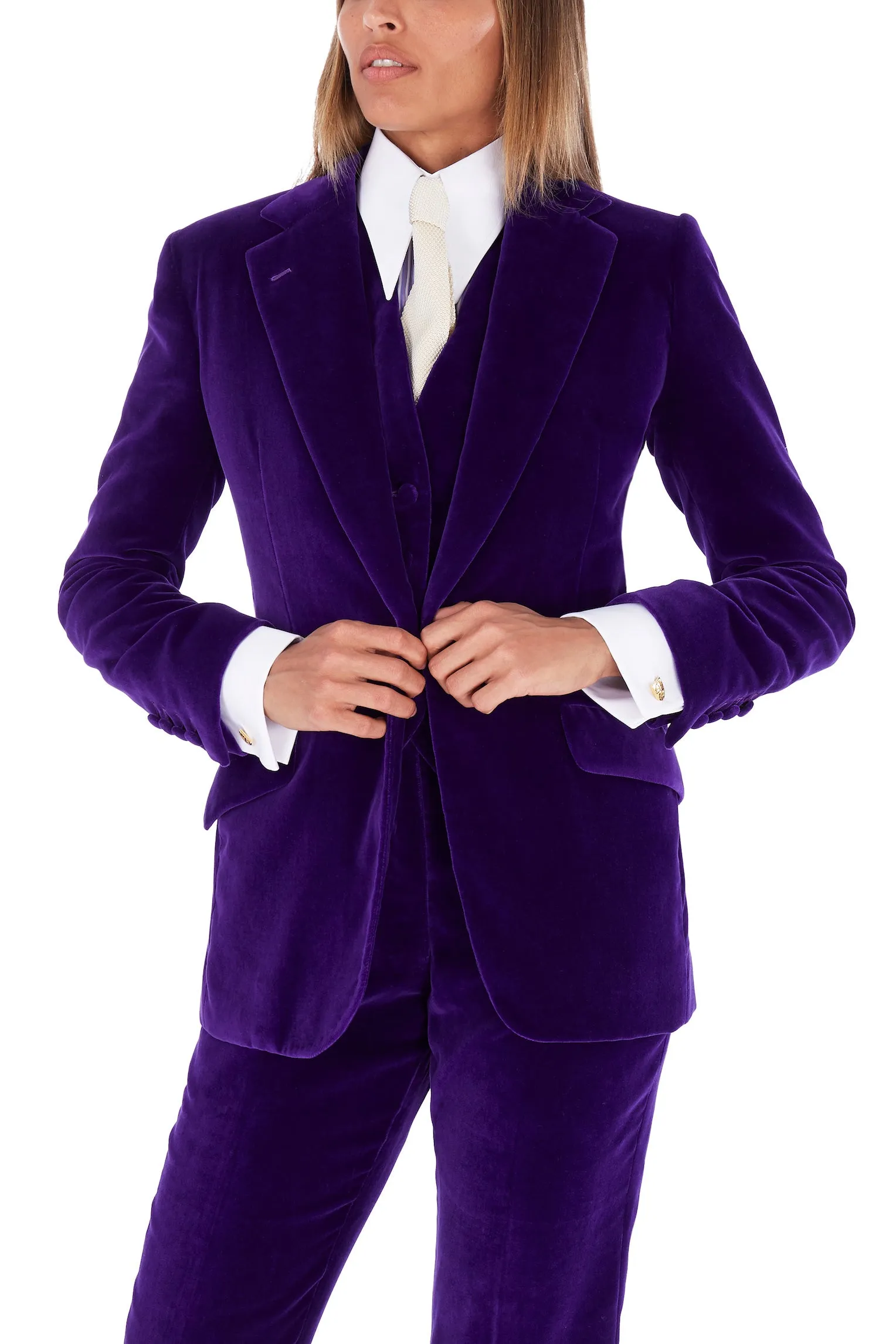 Purple Velvet Jacket