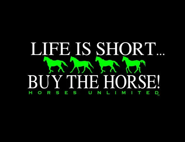 "Buy Horse" Western Horses Unlimited T-Shirt