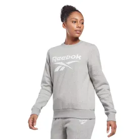 Reebok Sweaters Femenino RI_BL_Fleece_Crew Medium_grey_heather